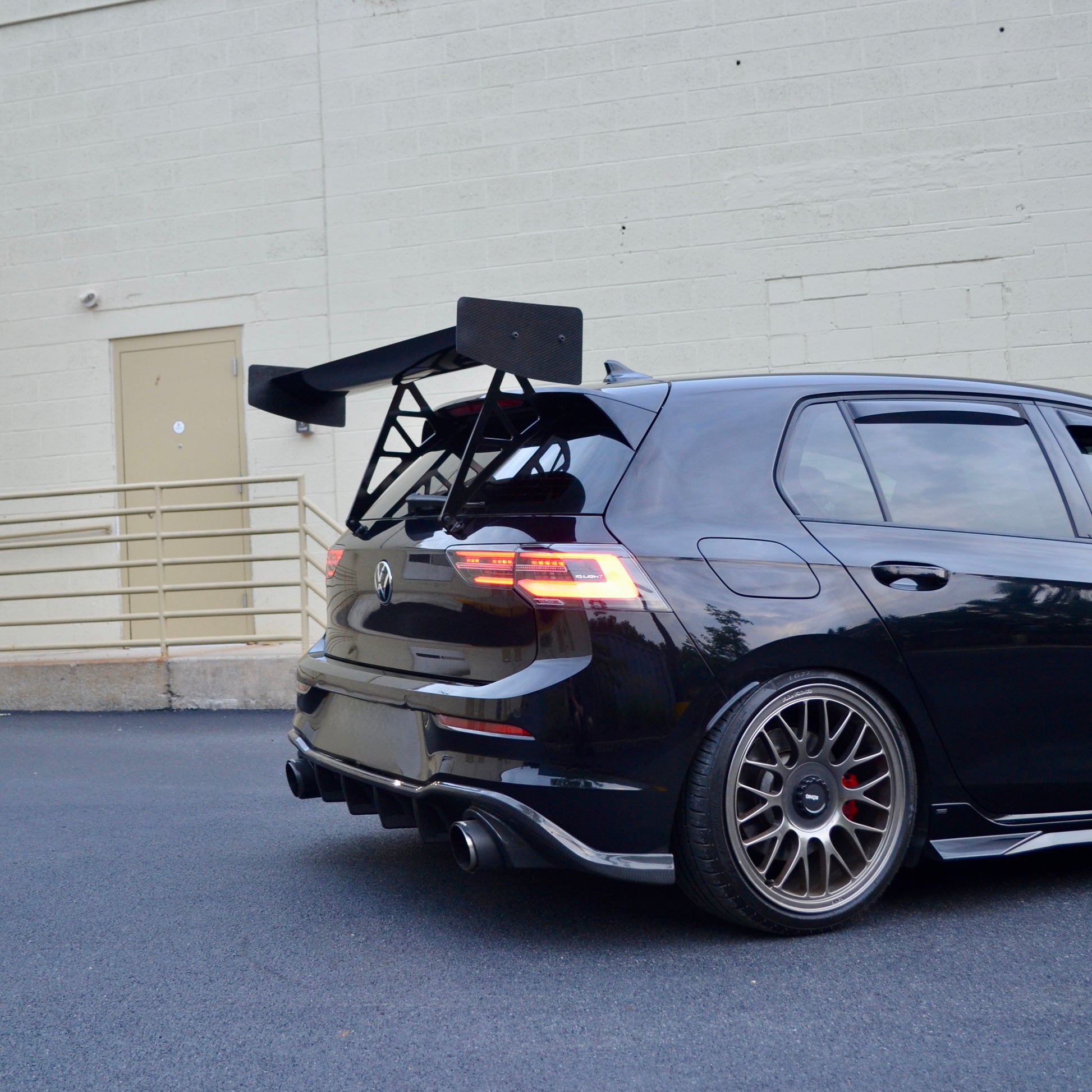 VW MK8 Golf GTI Wing Swan Neck TCR Race Aero spoiler Volkswagen
2022 2023 2024