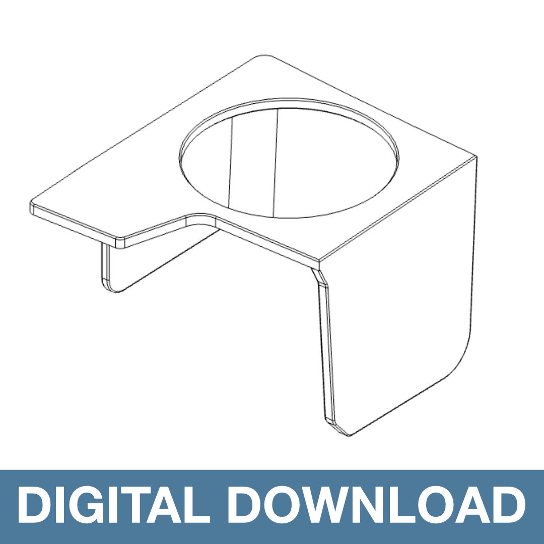 MK7 Golf - Coin Tray - Half Left 52mm Pod (DIGITAL DOWNLOAD - Non Refundable)