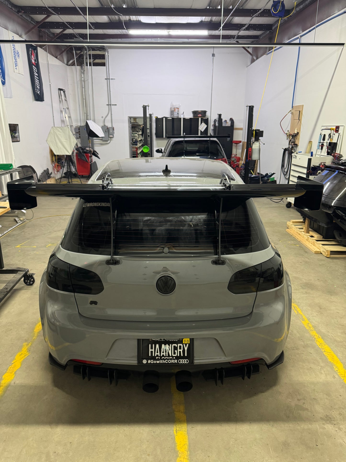 Swan Neck Wing for MK6 Golf models