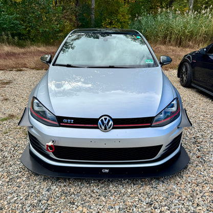 MK7 GTI Front Chassis Mounted Splitter - Gen2 - (2015-2017)