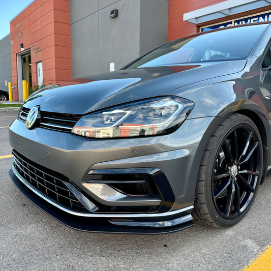 MK7.5 Golf R Front Lip Splitter 2018 2019 2020 2021 VW Volkswagen