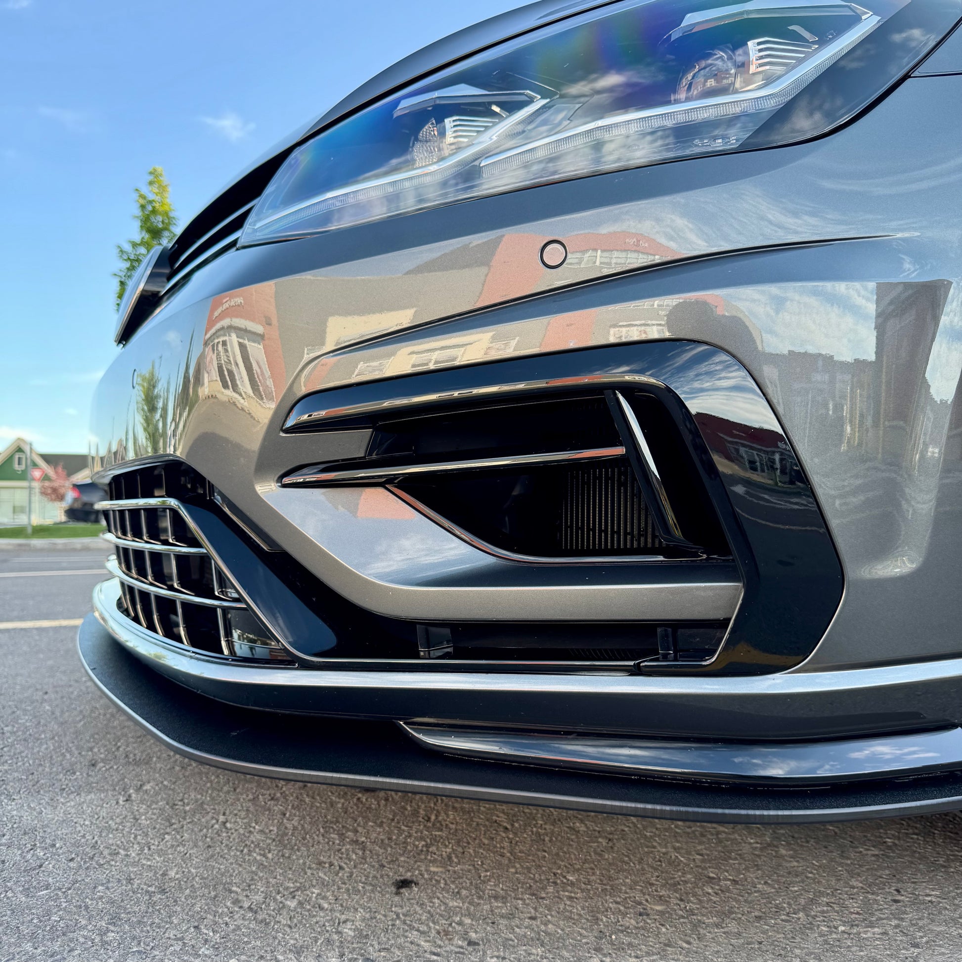 MK7.5 Golf R Front Lip Splitter 2018 2019 2020 2021 VW Volkswagen