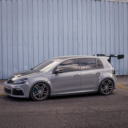 MK6 GTI GOLF R Racing Wing spoiler 2010 2011 2012 2013 2014 MKIV Rear wing chassis mounted