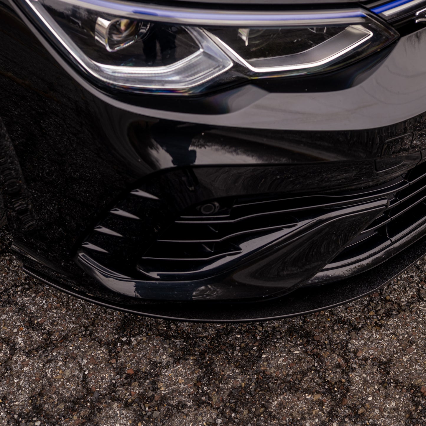 Front Lip for MK8 Golf R (2022-2024) - bumper mounted splitter