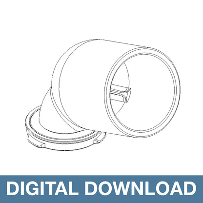 Audi MK1 TT - Single Defrost Vent Gauge Pod - (52mm) (DIGITAL DOWNLOAD - Non Refundable)