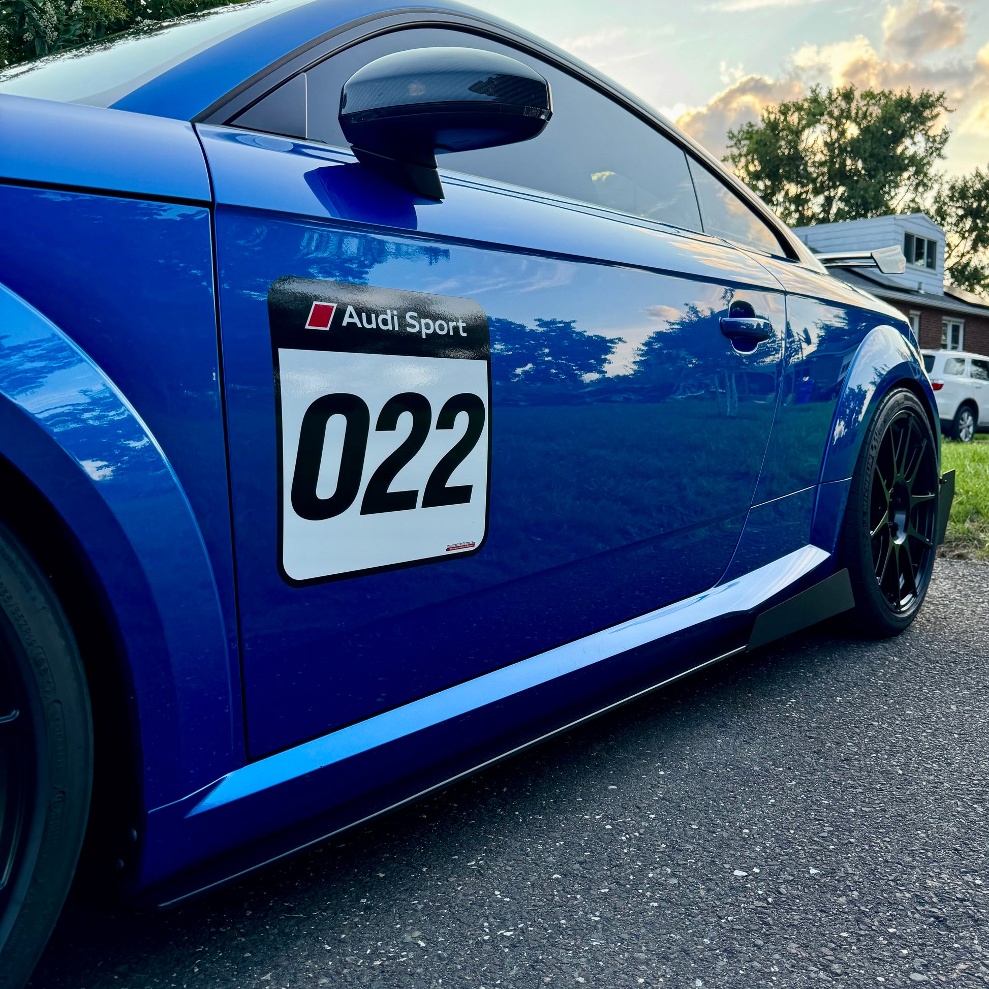 MK3 TTRS Side Skirt diffuser splitter chassis mounted