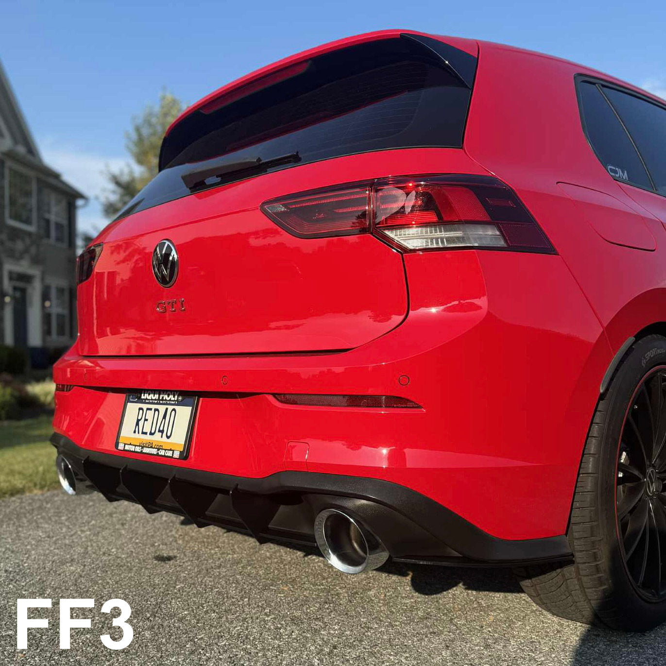 Rear Diffuser for MK8 GTI (2022-2024)