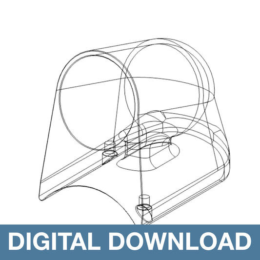 Audi MK1 TT Single 52mm Center Dash Vent Pod - (2000-2006) (DIGITAL DOWNLOAD NON-REFUNDABLE)