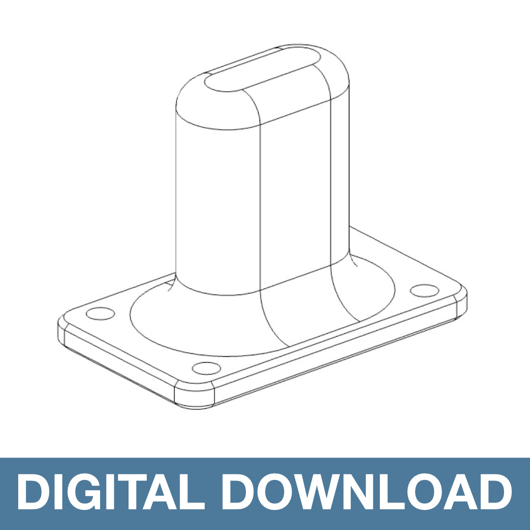 Uline Sideloaded Tape Dispenser Mount (DIGITAL DOWNLOAD - Non refundable)