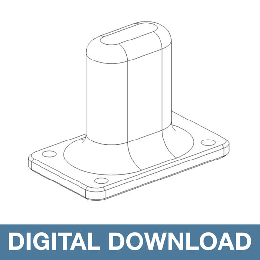 Uline Sideloaded Tape Dispenser Mount (DIGITAL DOWNLOAD - Non refundable)