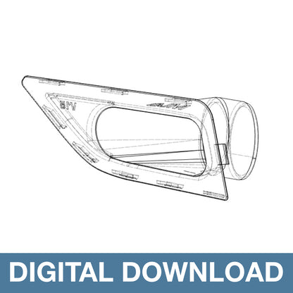 Honda Civic Si Bumper Duct - 2017-2019 (DIGITAL DOWNLOAD - Non Refundable)