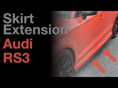 Audi 8V RS3 2015-2020 Side Skirt Lip / Extension