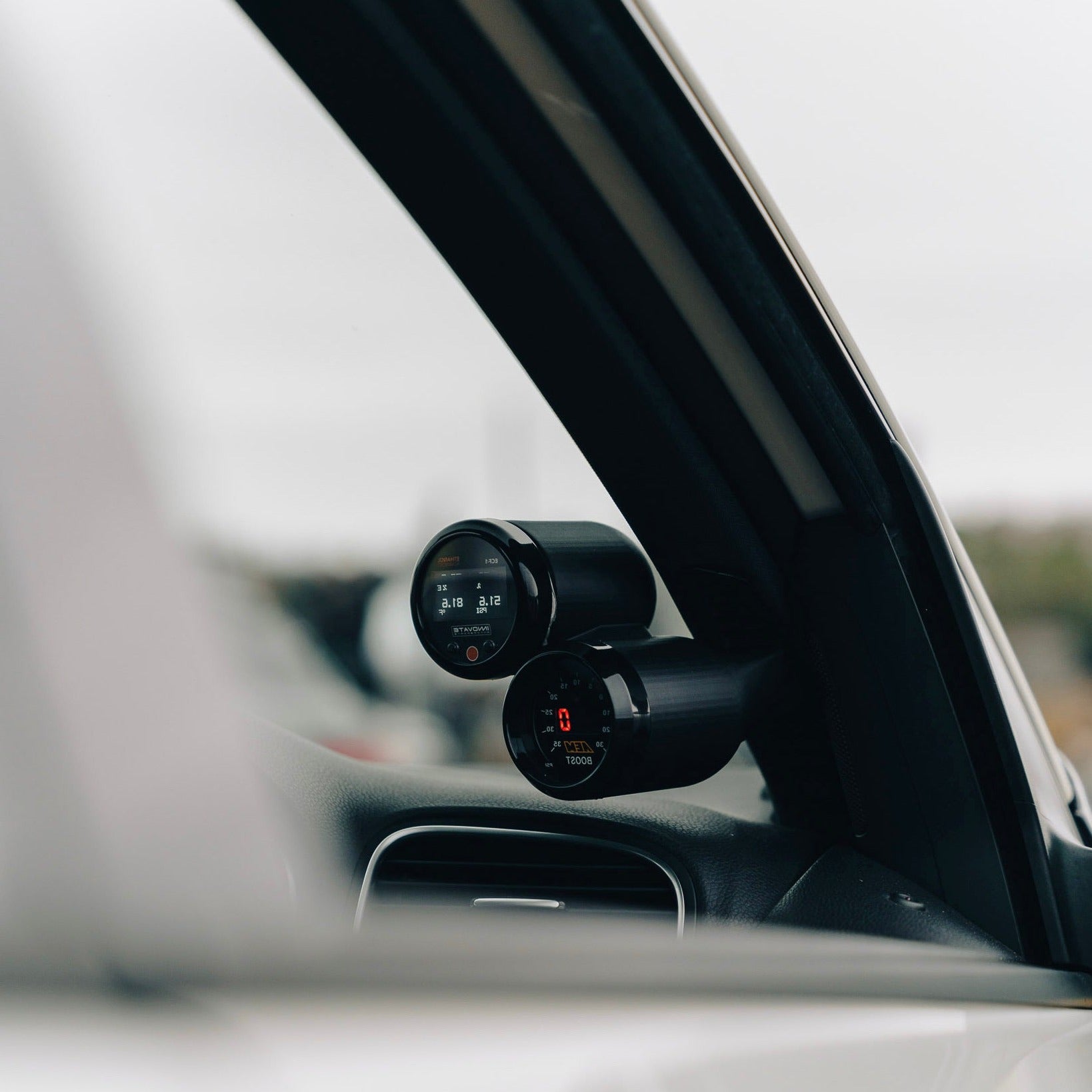 mk6 gti golf r tdi sportwagen dual double gauge pod boost methanol snow innovate gauges a pillar pod