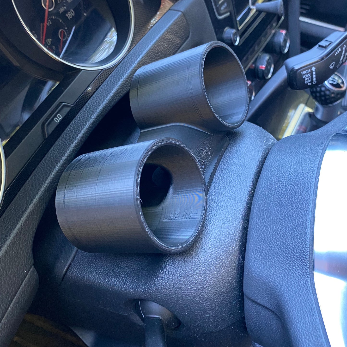 MK7 mk7.5 golf gti tdi R steering column pod wheel holder gauge cup 2015 2016 2017 2018 2019