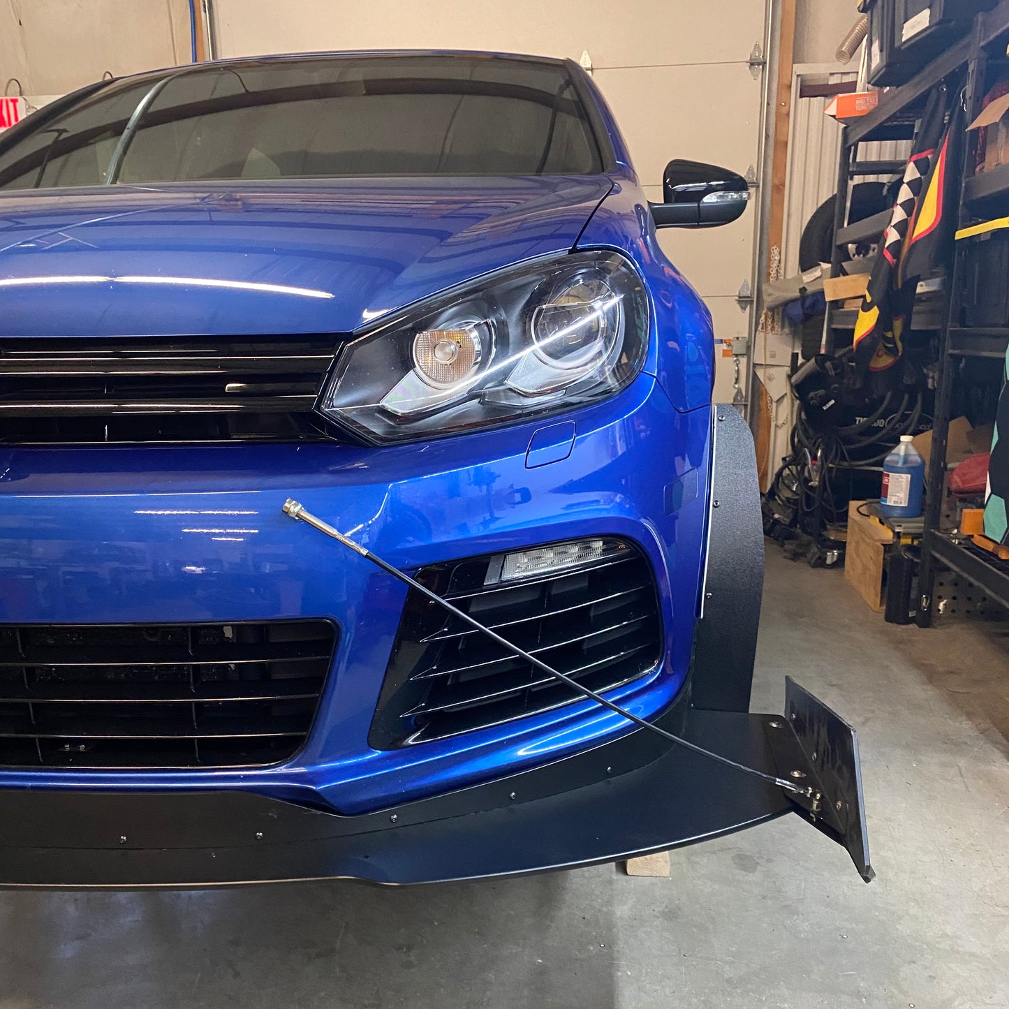 CFD Tested Track Chassis Mounted Splitter -  MK6 Golf R (2010-2012) V3