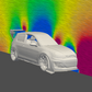 CFD Tested YRC Rear Wing V2 & CJM V3 Chassis Mounted Splitter - MK7 GTI 2015-2017