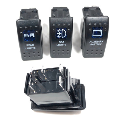Labeled Rocker Switch