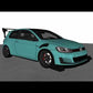 CFD Tested Track Chassis Mounted Splitter - MK7 GTI 2015-2017 V3