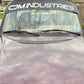 CJM Matte Black Windshield Banner - XL