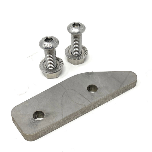 Splitter Endplate Wear Pads / Scuff Plates - Vertical mounting (Titanium pucks)