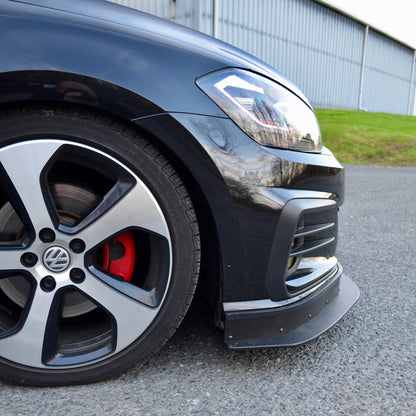 Chassis Mounted splitter MK7 mk7.5 GTI front lip durable 