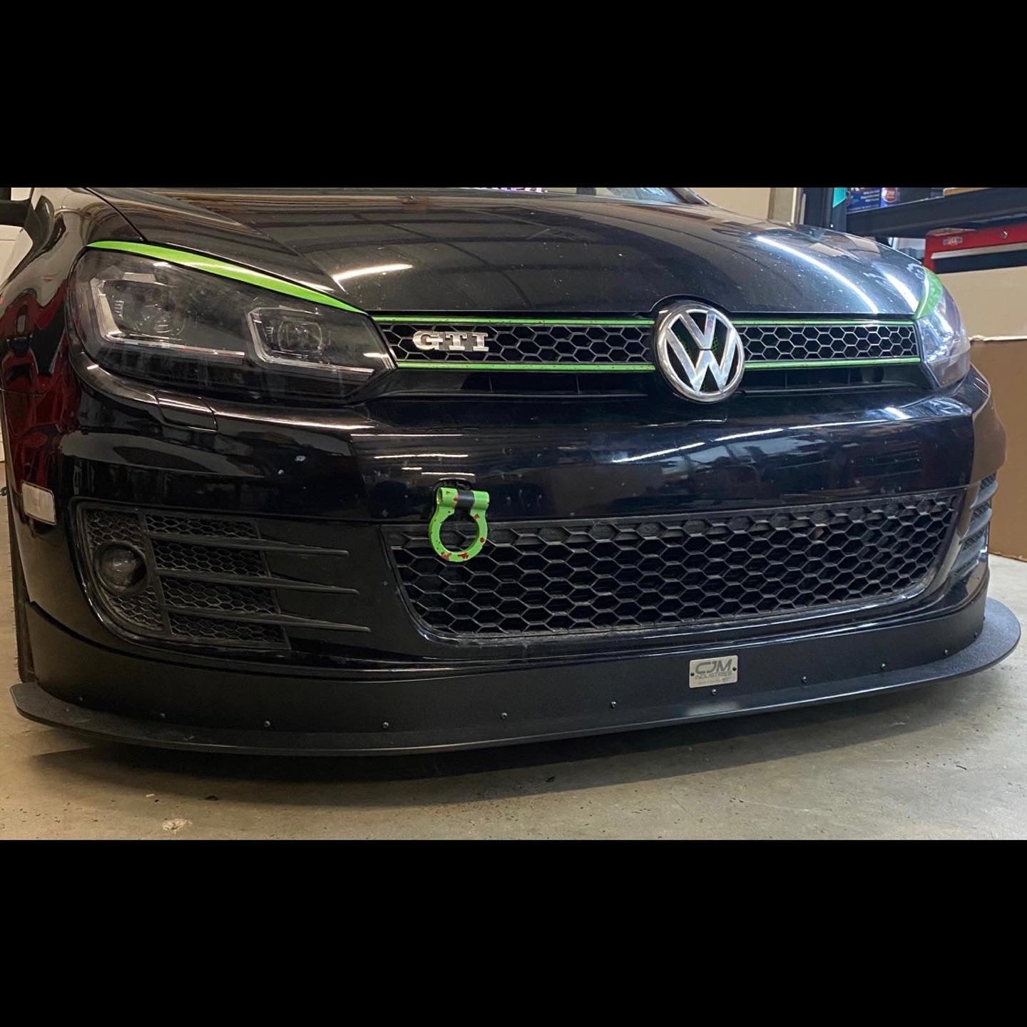 Mk6 golf r front shop splitter