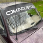 CJM Matte Black Windshield Banner - XL